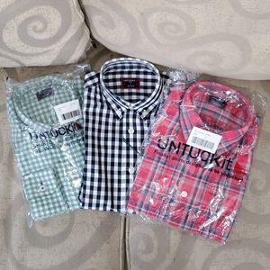 UNTUCKit   Boys Button-down Oxford shirts sz10